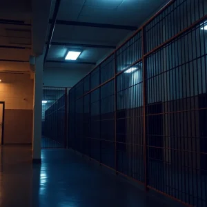 Atmosphere of a maximum-security prison in Mexico