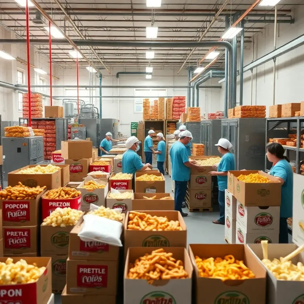 Pop Daddy Snacks manufacturing facility in Novi, Michigan