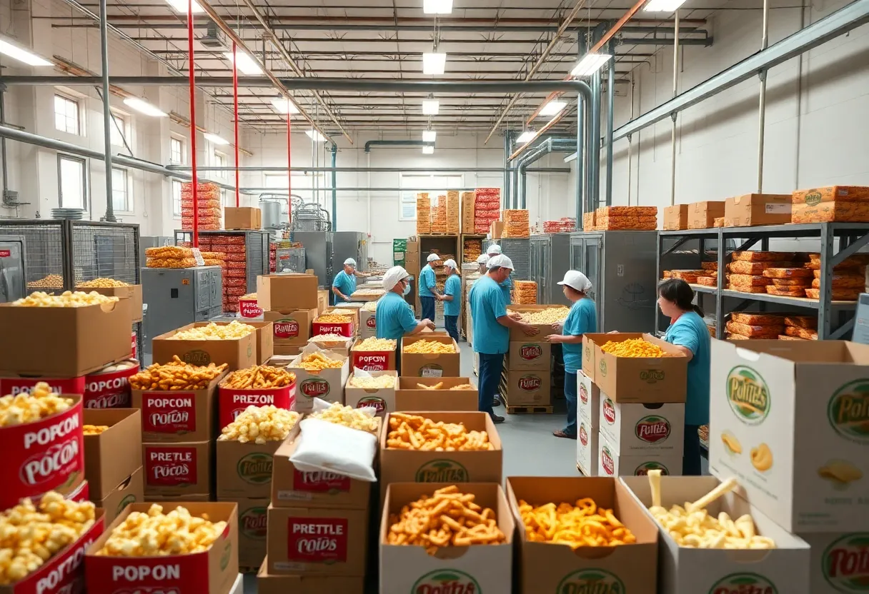 Pop Daddy Snacks manufacturing facility in Novi, Michigan