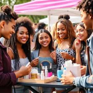 Community-driven beauty event by Rare Beauty with diverse participants