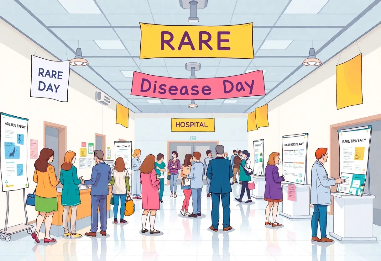 Attendees celebrate Rare Disease Day at Hospital Kuala Lumpur