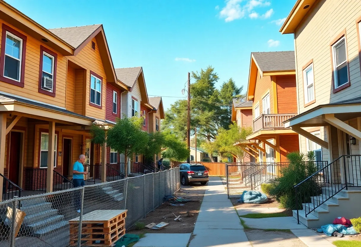 Renovated low-income housing units in Jackson neighborhood