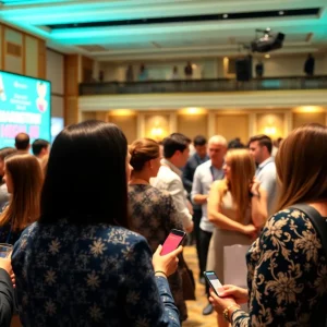 Attendees networking at the SEOST Digital Marketing Conference 2025