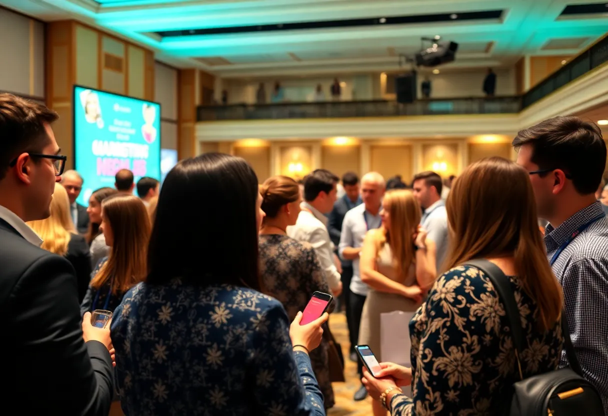 Attendees networking at the SEOST Digital Marketing Conference 2025