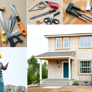 Homeowner analyzing a contractor offer during spring season.
