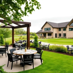 Renovation scene at Travis Pointe Country Club