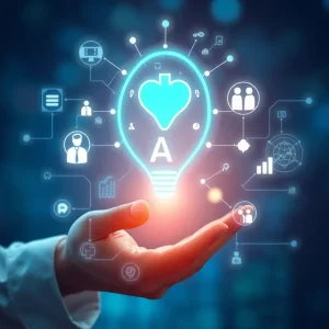 People using mobile devices for healthcare information