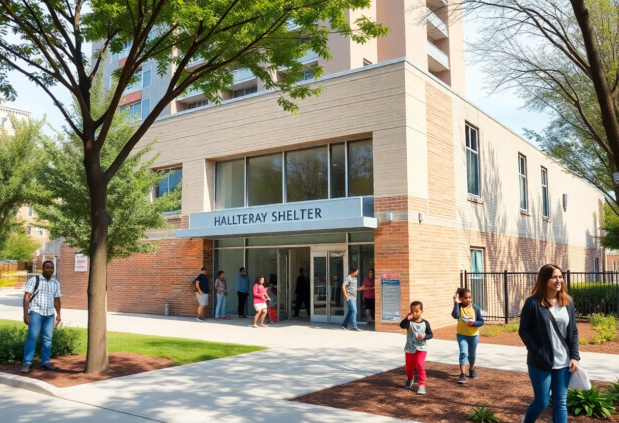 Exterior view of the new shelter in Cambridgeport, Massachusetts