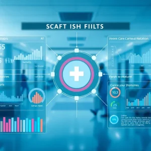 Visual representation of Care Transition Dashboards in a healthcare setting.