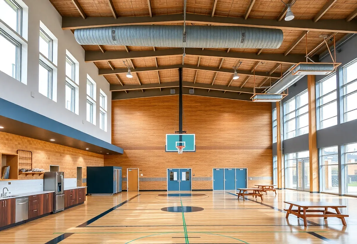 Newly renovated kitchen and multi-purpose spaces at the Boys & Girls Clubs of Southeastern Michigan