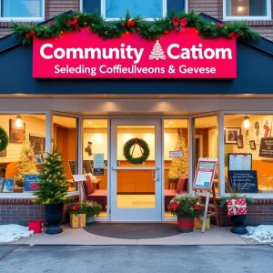 New Community Action office in Albion with families receiving support
