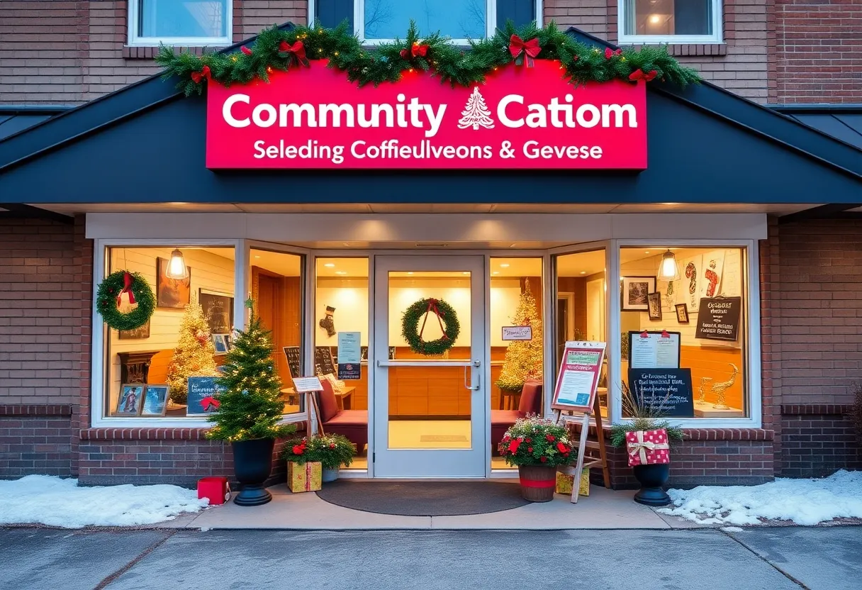 New Community Action office in Albion with families receiving support