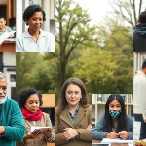 Individuals participating in community programs for reentry support in North Carolina.