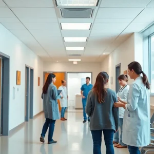 Healthcare professionals providing personalized care in a modern medical setting.