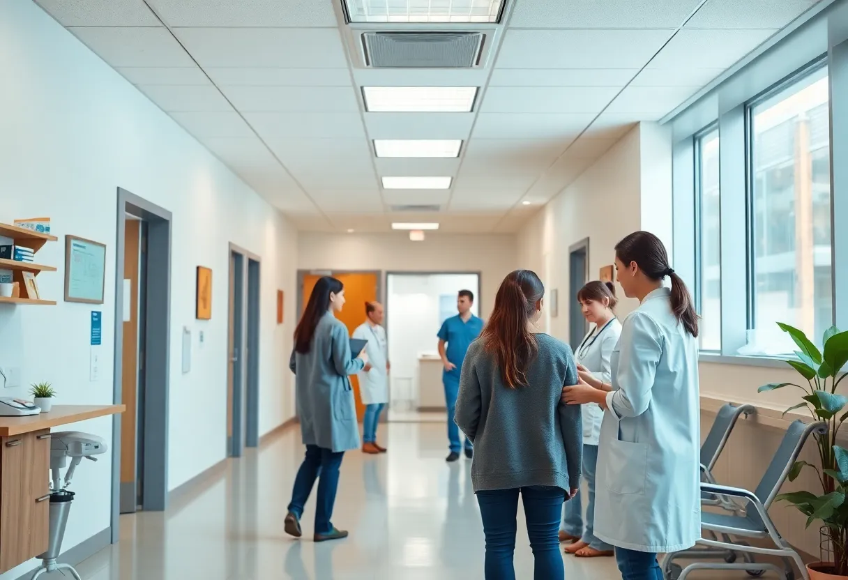 Healthcare professionals providing personalized care in a modern medical setting.