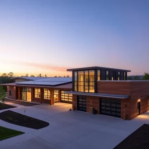 Artist's rendering of the new Fire Station 4 in Ann Arbor
