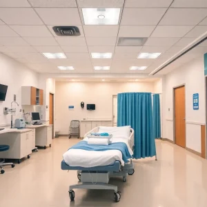 Healthcare staff providing care in a skilled nursing facility