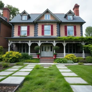 Renovated Victorian house associated with Full House sitcom