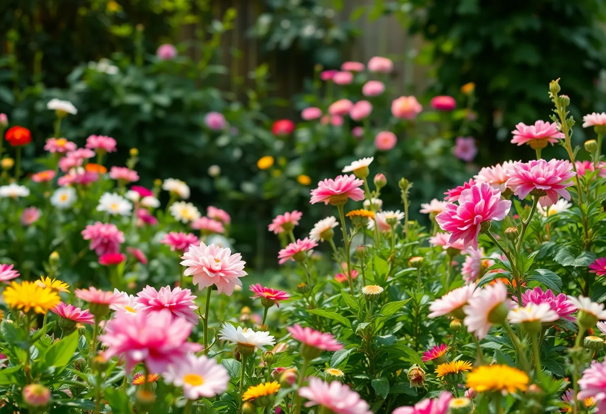 A beautiful garden representing legacy and family love.