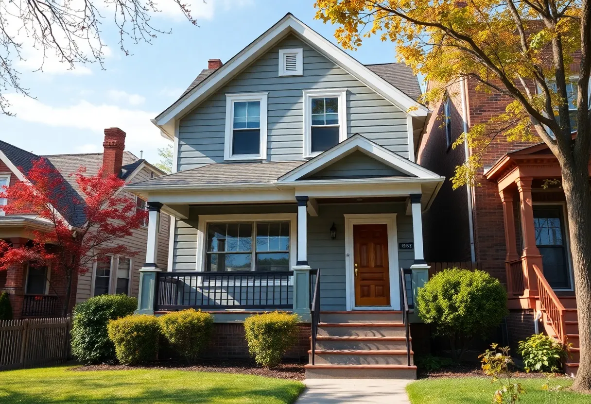 Father-daughter duo working on home renovation in Detroit