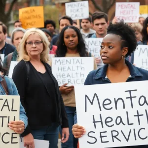 Children receiving mental health support in a serene environment