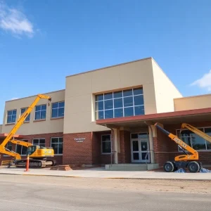 Michigan school building illustrating the impact of funding cuts