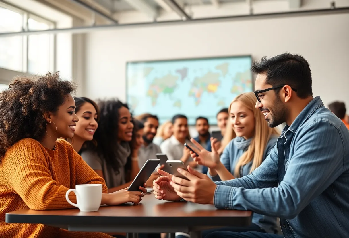 A vibrant marketing campaign illustrating influencer marketing advancements with RAD Intel.
