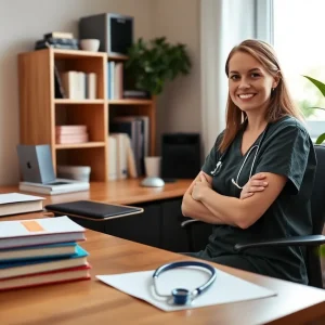 Remote nursing professionals engaged in telehealth services