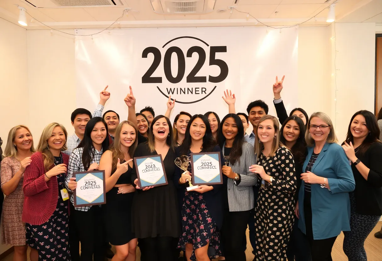 Team of Sarah Nicole Branding celebrating the 2025 Consumer Choice Award