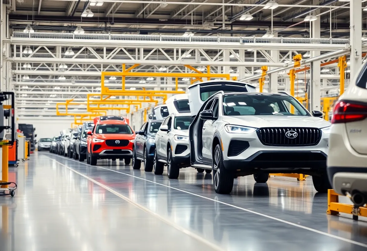 Manufacturing facility of The Shyft Group specializing in specialty vehicles.