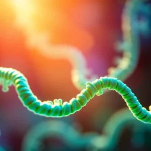 Researchers working on genetic treatments in a lab