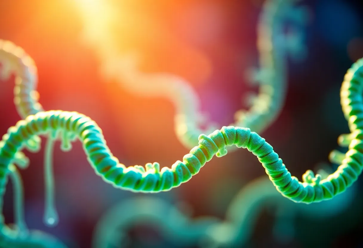 Researchers working on genetic treatments in a lab