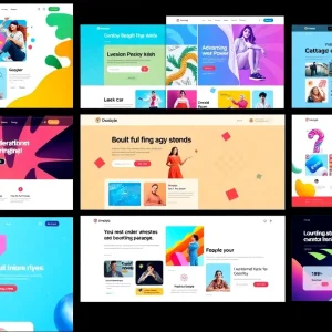 A collection of inspiring advertising agency website designs that exemplify creativity and user experience.