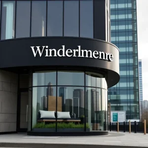 Windermere real estate office in Seattle with the city skyline