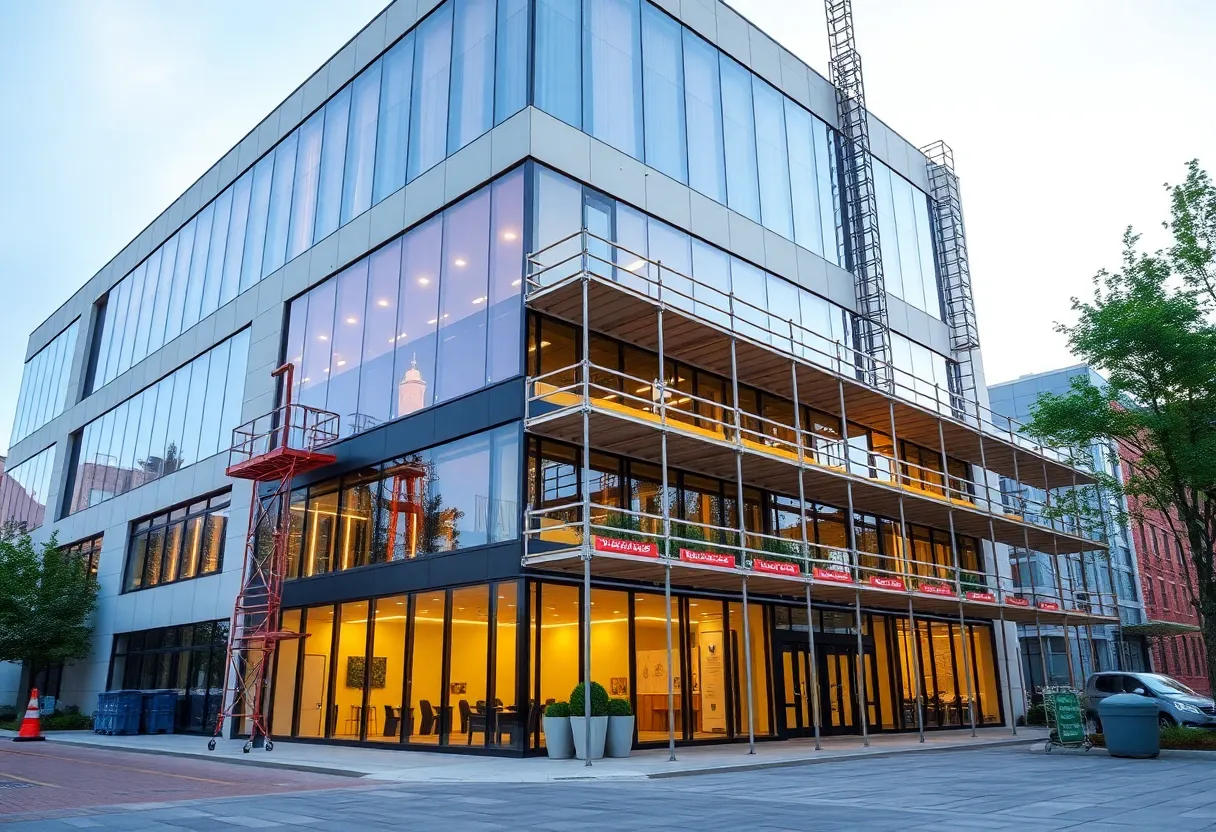 Renovation of Woodlands Officecentre in Farmington Hills
