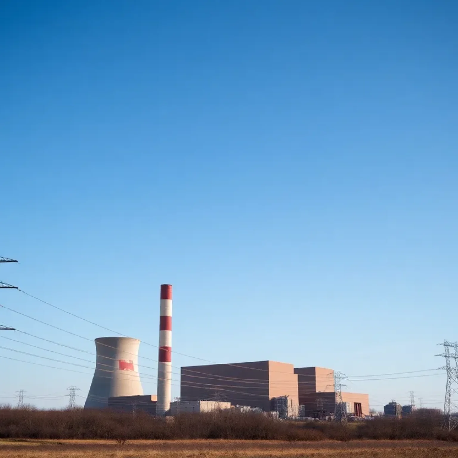 J.H. Campbell coal plant generating electricity