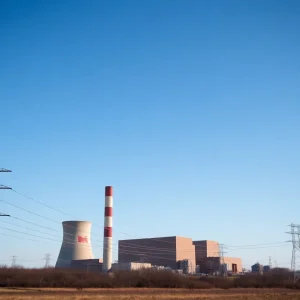 J.H. Campbell coal plant generating electricity