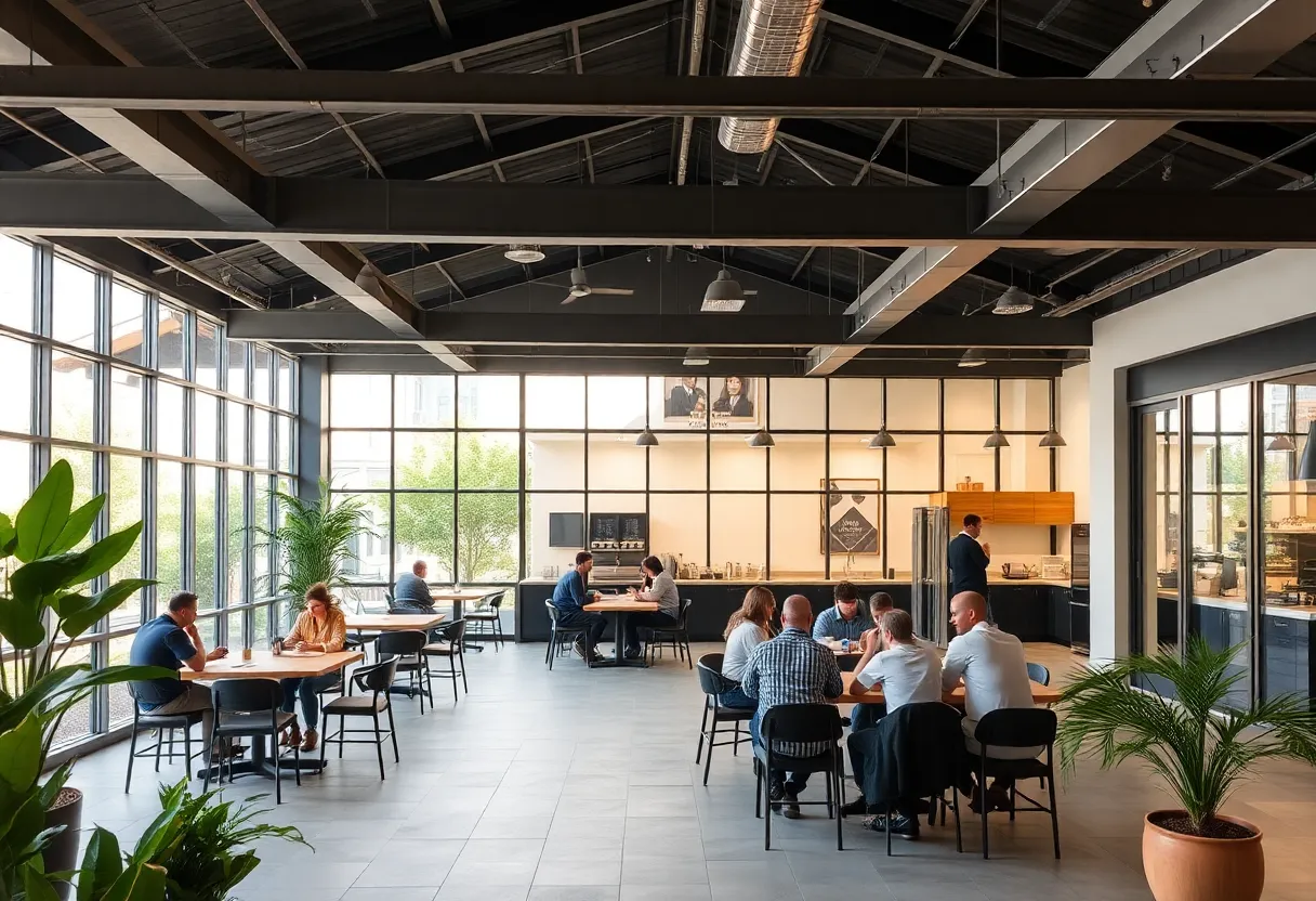 Modern office space of Hobbs + Black Architects in Grand Rapids