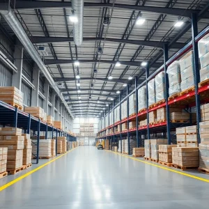 Cold storage warehouse operated by Lineage Inc.