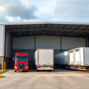 Temperature-controlled warehouse operated by Lineage Logistics in Novi, Michigan