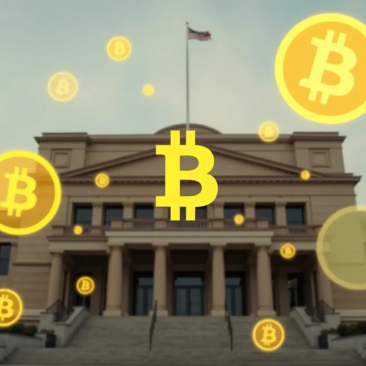 Legislative building representing cryptocurrency legislation in Michigan