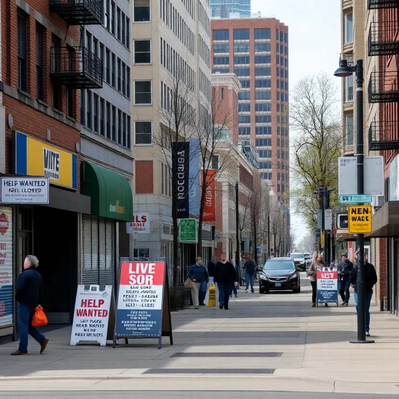 Trends in Michigan unemployment claims with positive indicators