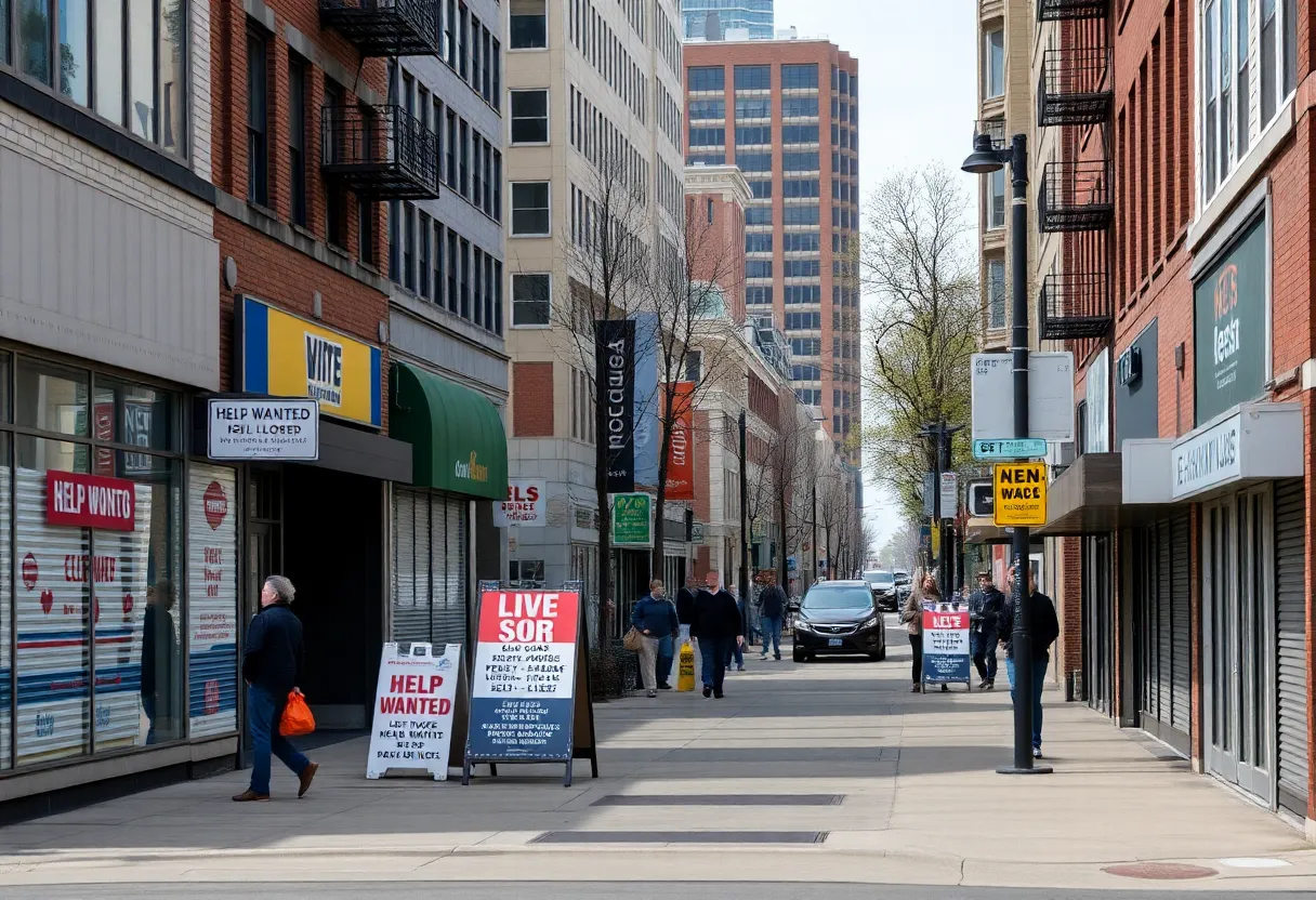 Trends in Michigan unemployment claims with positive indicators