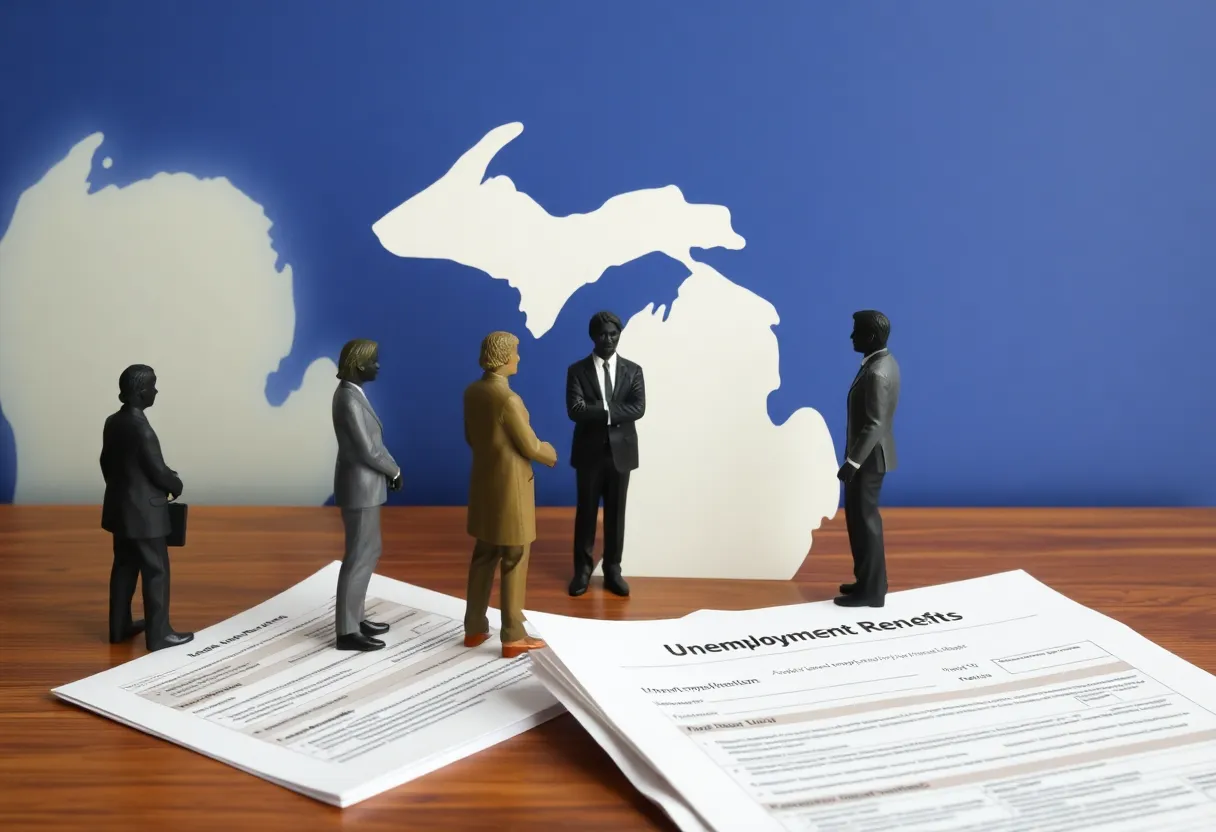 Representation of unemployment benefits assistance in Michigan