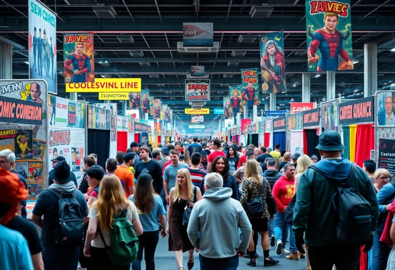 Crowd at Motor City Comic Con in Novi, Michigan