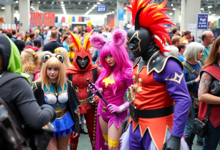 Attendees in stunning cosplay at Motor City Comic Con in Novi, MI