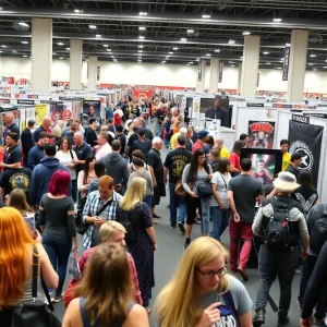 Fans at the Novi Motor City Comic Con showcasing their cosplay.