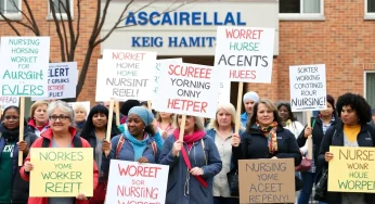 Nursing Home Workers in Detroit Strike for Better Conditions