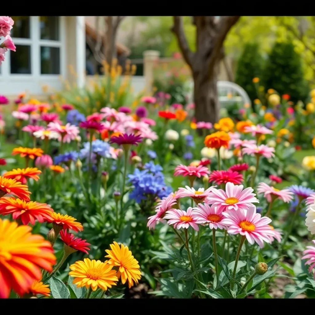 Garden in bloom, representing love and community