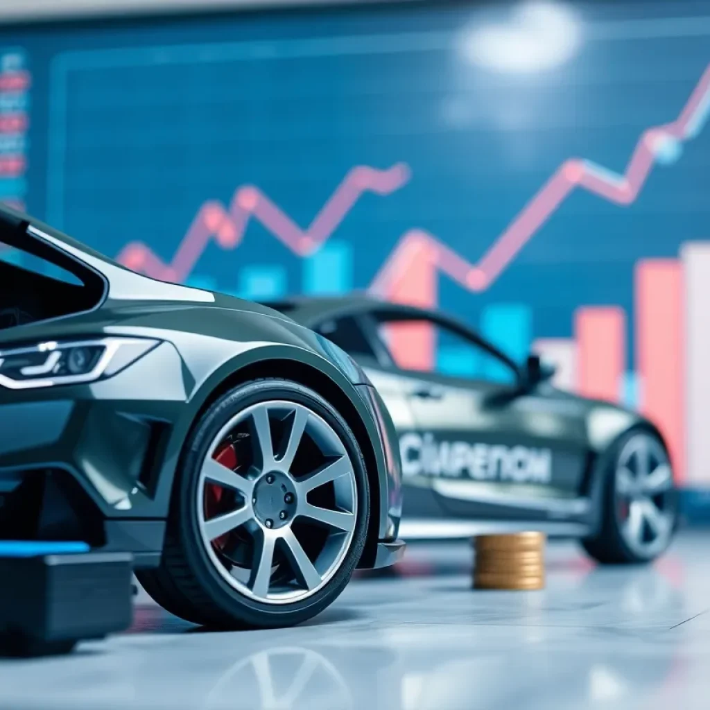 Visual representation of Stoneridge financial report and automotive technology